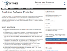 Tablet Screenshot of private-exe-protector.com